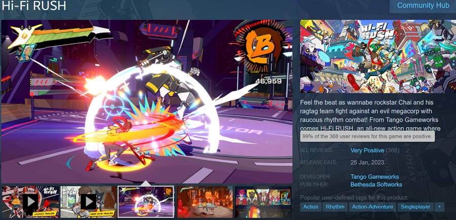 Il gioco d'azione ritmico Hi-Fi Rush raccoglie recensioni entusiastiche! I giocatori sono soddisfatti dell'uscita a sorpresa di Tango Gameworks-2 Il gioco d'azione ritmico Hi-Fi Rush raccoglie recensioni entusiastiche! I giocatori sono soddisfatti dell'uscita a sorpresa di Tango Gameworks-2