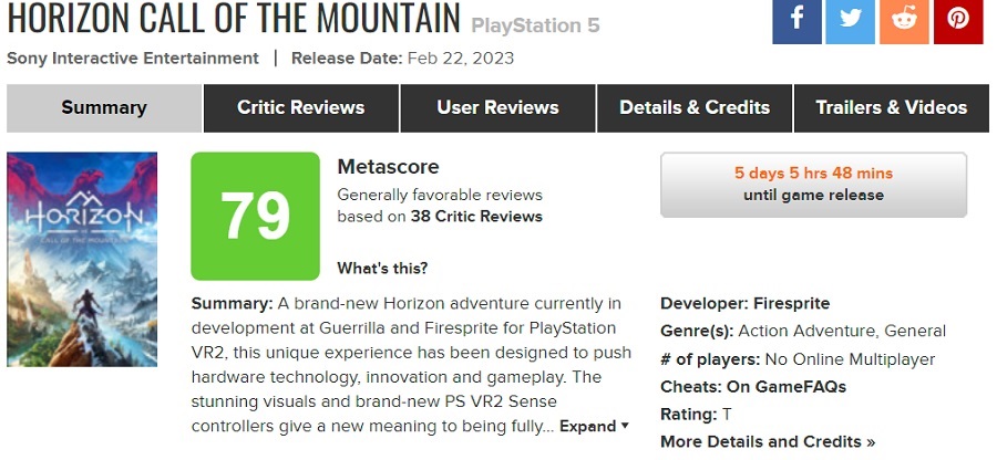 La critica ha lodato il gioco VR Horizon Call of the Mountain. Il progetto dimostra perfettamente le capacità delle nuove cuffie per la realtà virtuale.-2 La critica ha lodato il gioco VR Horizon Call of the Mountain. Il progetto dimostra perfettamente le capacità delle nuove cuffie per la realtà virtuale.-2