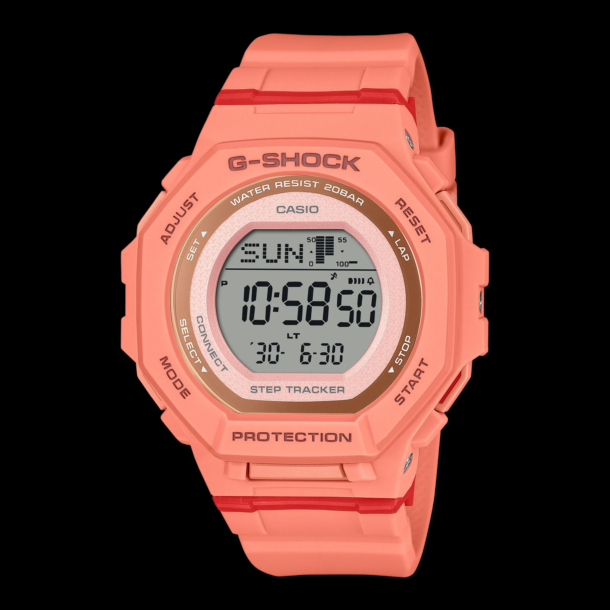 G-Shock Move GMDB300SC in arancione corallo