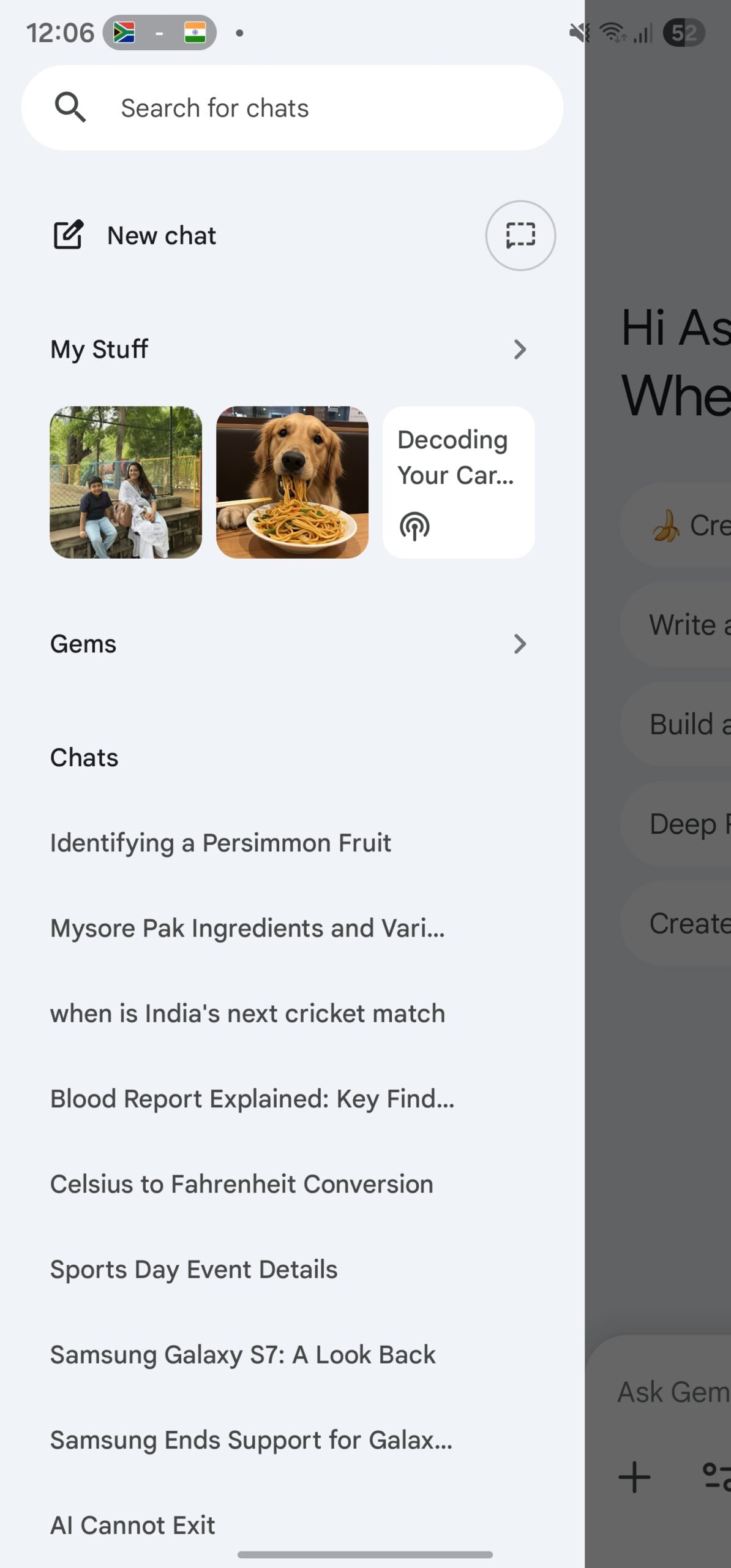 Google Gemini Redesign November 2025 Menu a Tendina