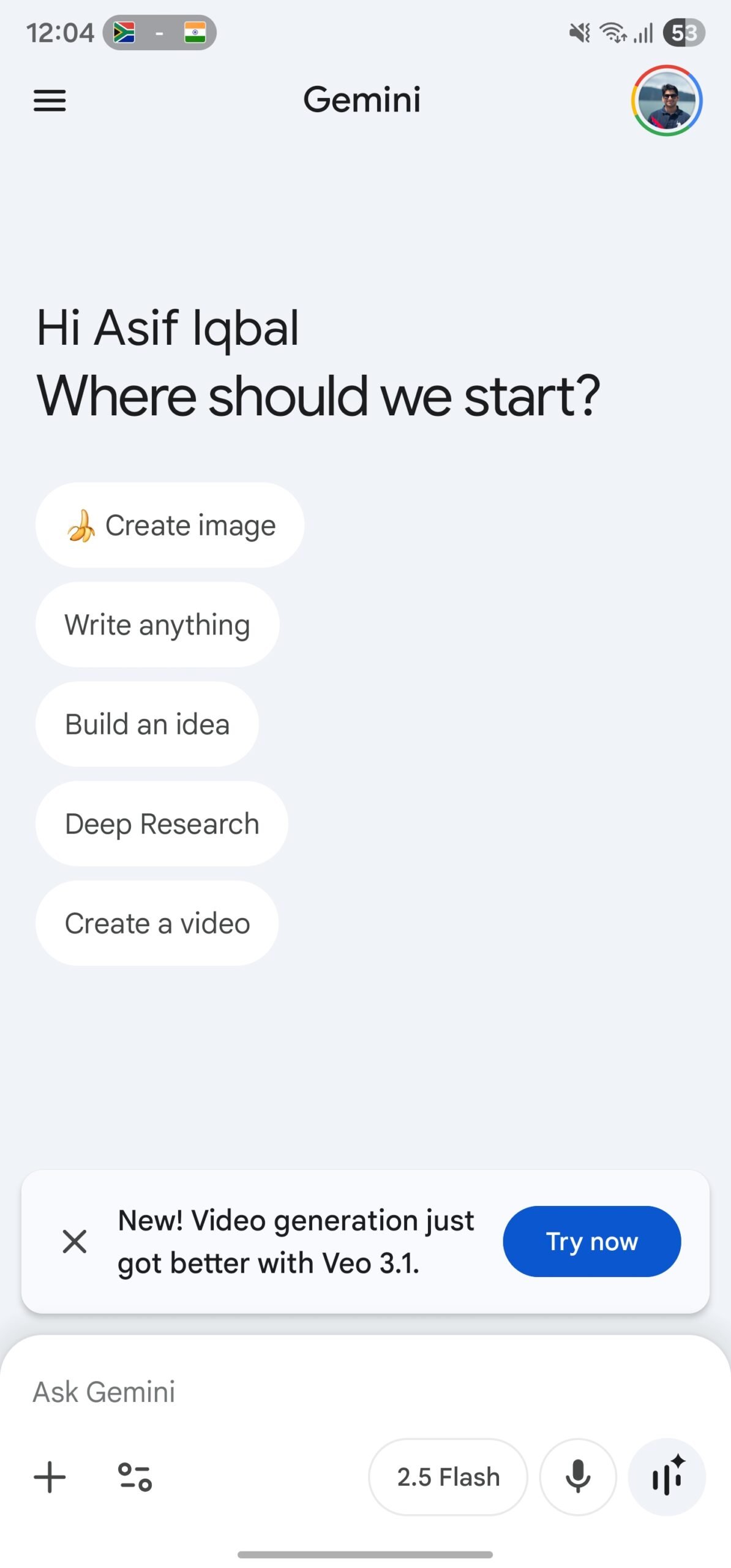 Google Gemini Redesign November 2025 Pagina Iniziale