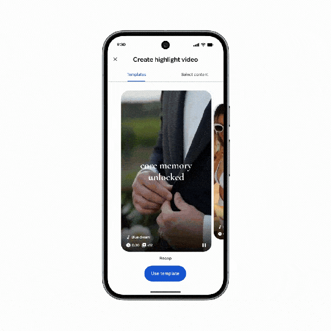 Modelli video Google Foto