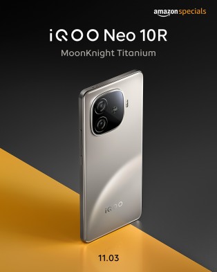 Smartphone iQOO Neo 10R in colore Raging Blue
