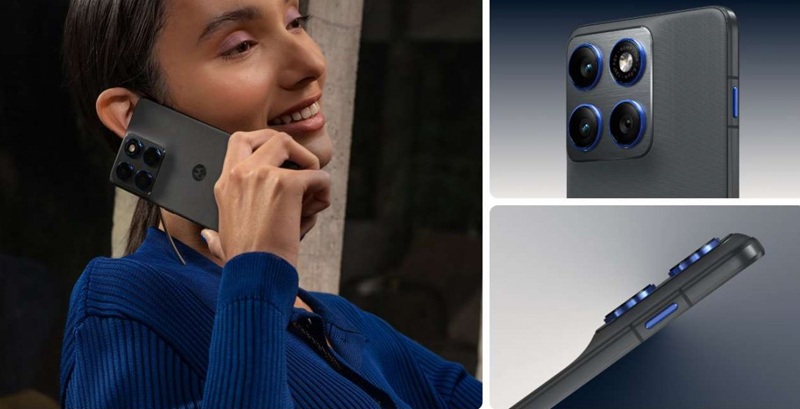 Motorola Edge 70 - vista laterale