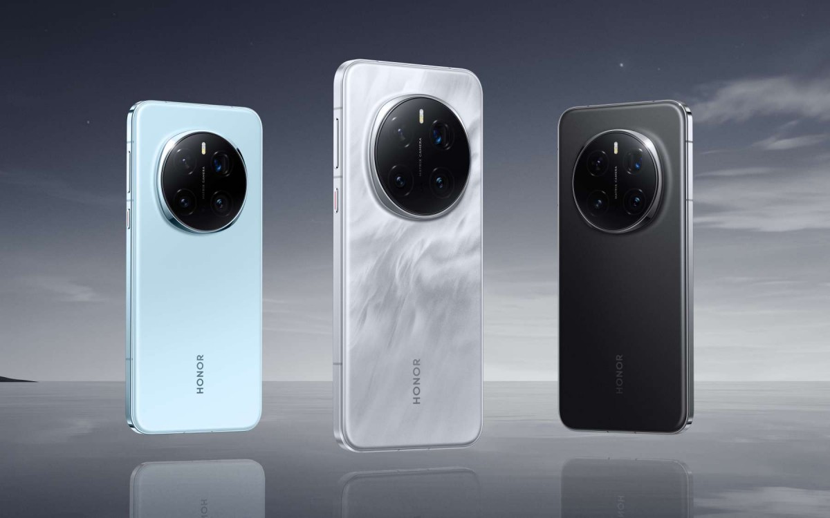 Honor Magic7 Pro Smartphone Honor Magic7 Pro in tre colori Lunar Shadow Grey, Black, Breeze Blue