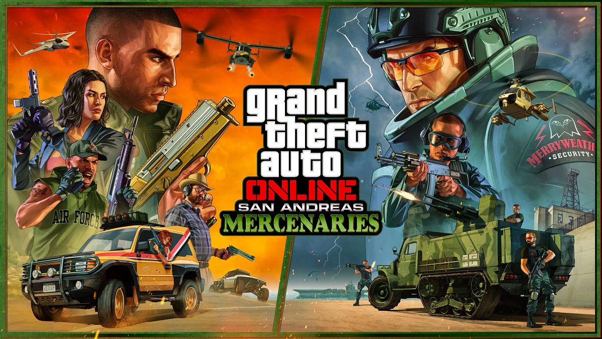 Rockstar Games ha pubblicato un coloratissimo trailer per il grande aggiornamento San Andreas Mercenaries per GTA Online. Rockstar Games ha pubblicato un coloratissimo trailer per il grande aggiornamento San Andreas Mercenaries per GTA Online.