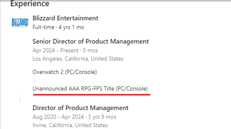 Voci di corridoio: Blizzard sta lavorando ad un RPG con visuale in prima persona non ancora annunciato-2 Voci di corridoio: Blizzard sta lavorando ad un RPG con visuale in prima persona non ancora annunciato-2