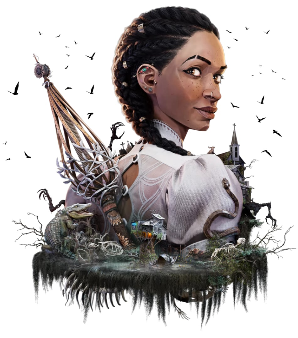 La protagonista del gioco è Hazel Flood. Illustrazione: Compulsion Games