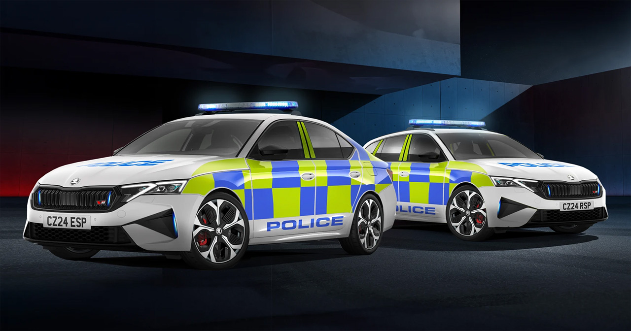 Octavia vRS aggiornata in versione polizia Octavia vRS aggiornata in versione polizia