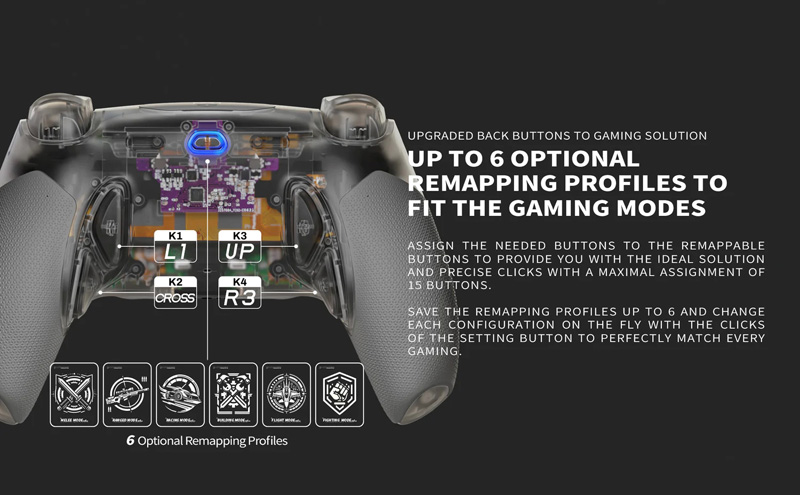 Hexgaming PHANTOM Modello 2 Gamepad
