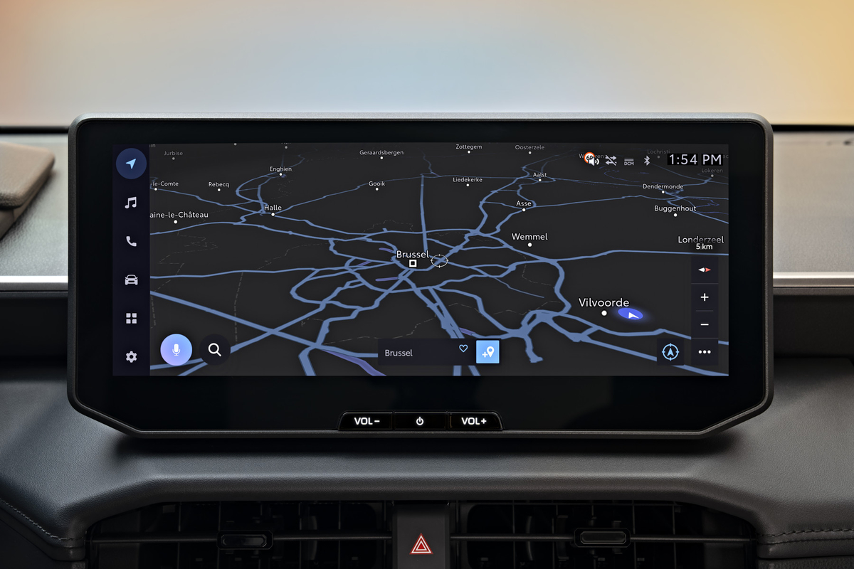 Salone confortevole della Toyota Hilux BEV