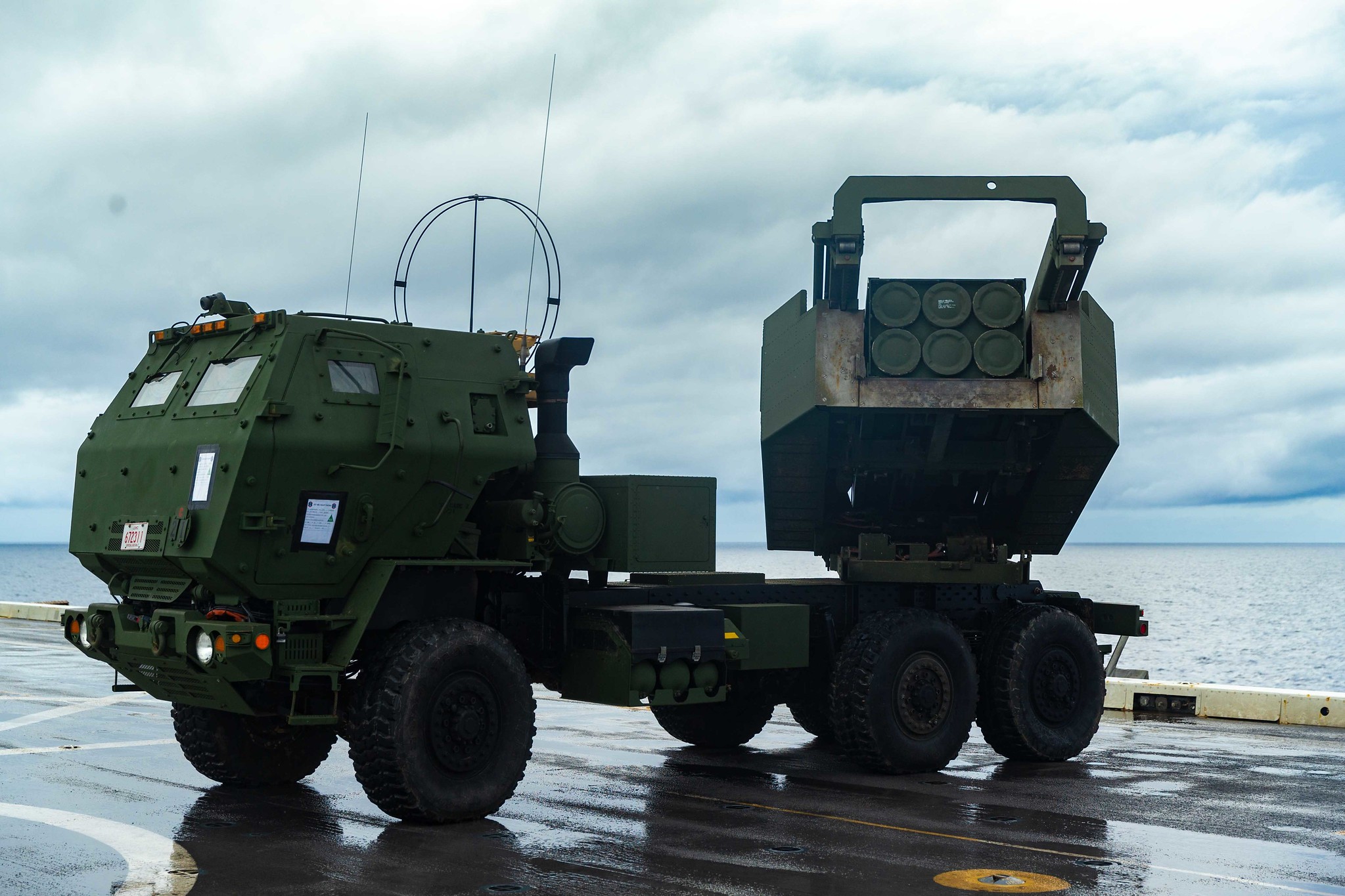 M142 HIMARS, illustrazione della flotta statunitense del Pacifico