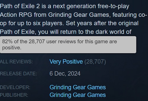 Recensioni su Steam per Path of Exile 2 Recensioni su Steam per Path of Exile 2