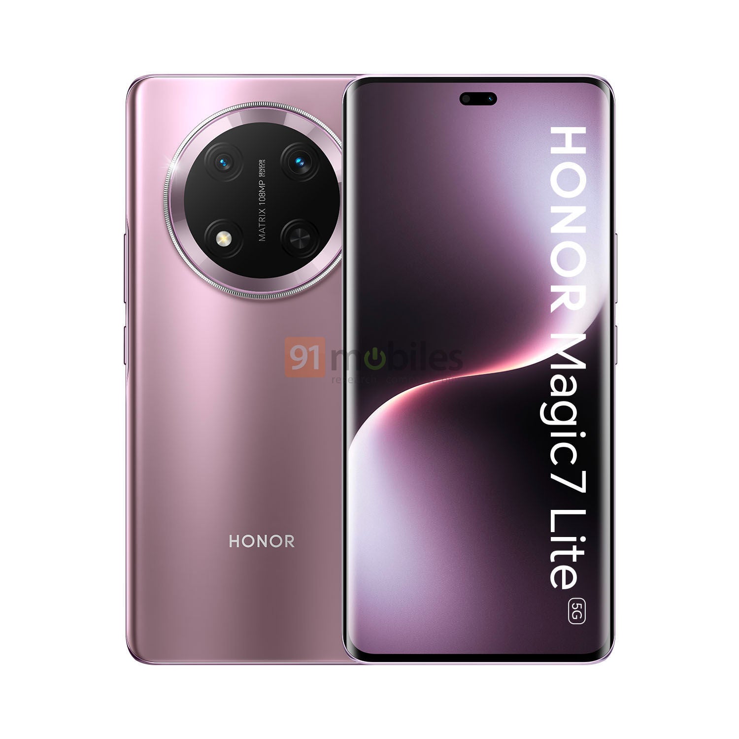 Honor Magic 7 Lite: rendering, design Honor Magic 7 Lite: rendering, design