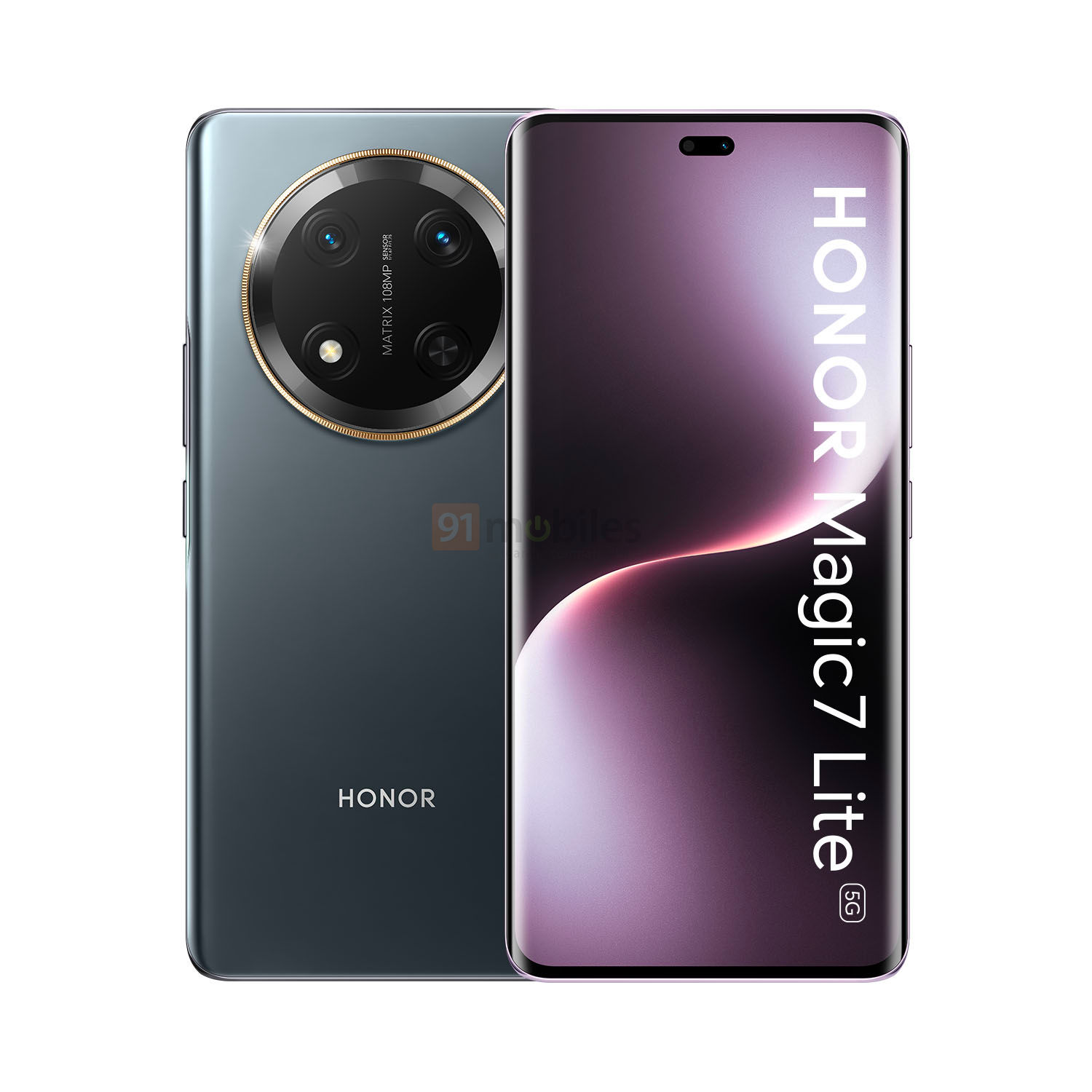 Honor Magic 7 Lite in grigio Honor Magic 7 Lite in grigio