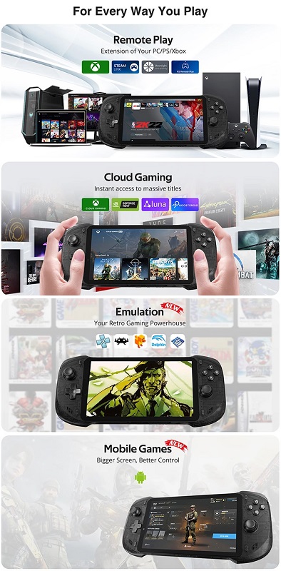Una sessione di gioco con l'Abxylute One Pro