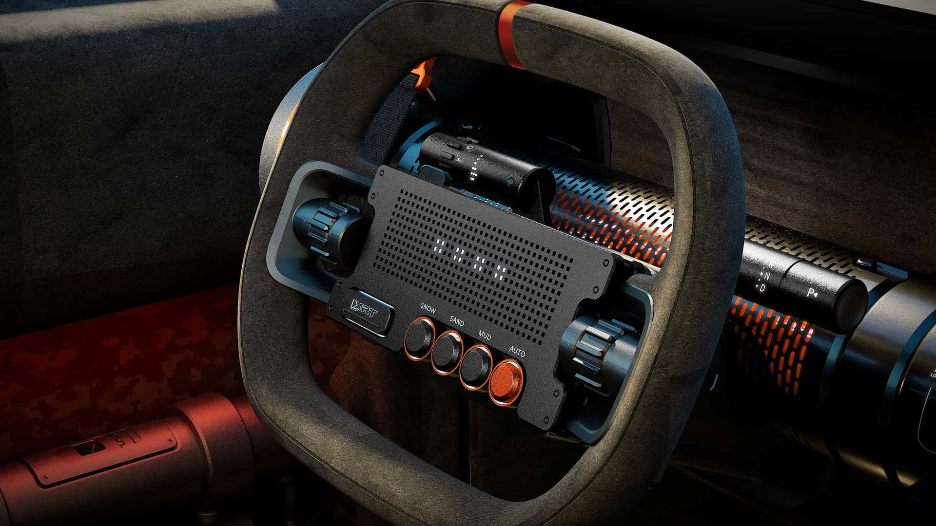 Interno del Hyundai Crater