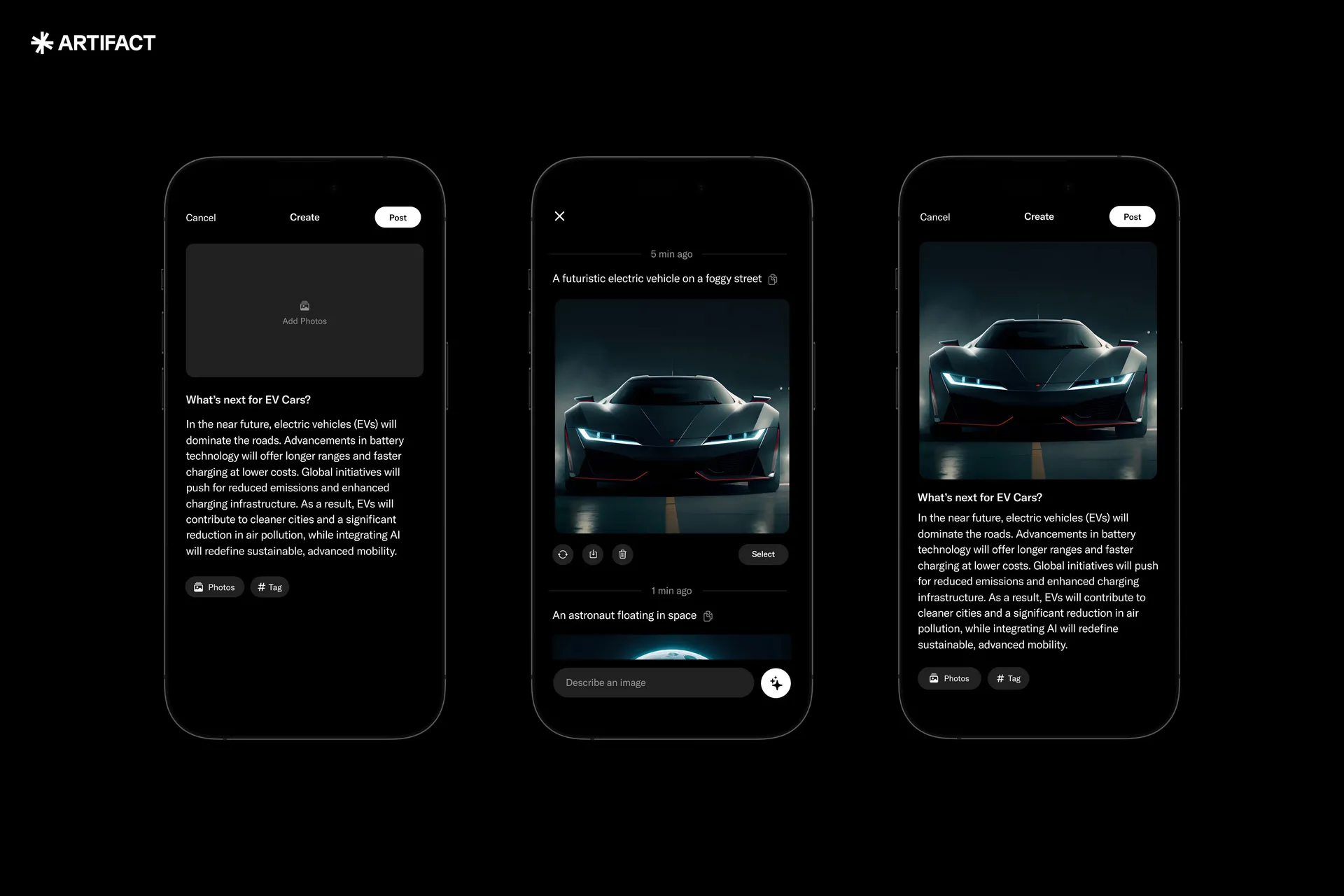 Artifact permetterà all'intelligenza artificiale di generare illustrazioni per i post generati dagli utenti Artifact permetterà all'intelligenza artificiale di generare illustrazioni per i post generati dagli utenti