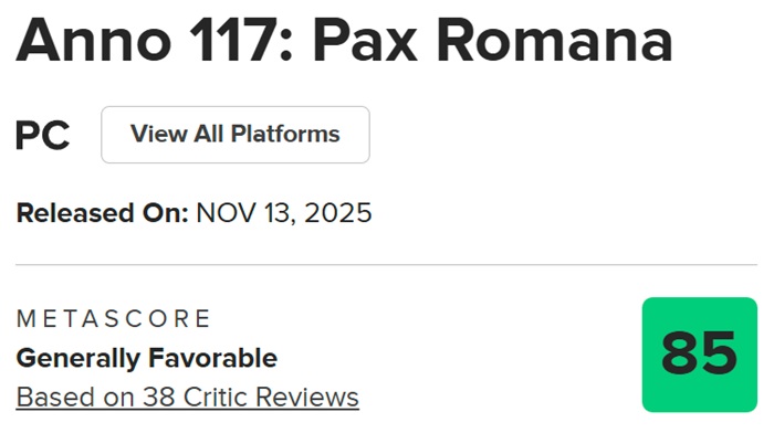 Screenshot 1 di Anno 117: Pax Romana