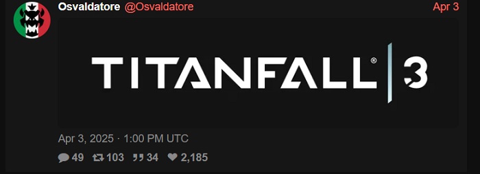 Logo di Titanfall 3 Logo di Titanfall 3