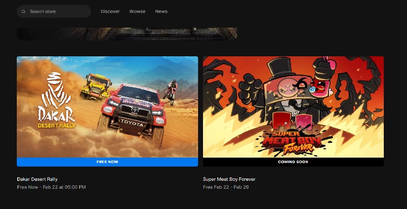 Cambio di programma: al posto delle tre parti di Fallout, EGS offrirà gratuitamente il platform Super Meat Boy Forever.-2 Cambio di programma: al posto delle tre parti di Fallout, EGS offrirà gratuitamente il platform Super Meat Boy Forever.-2