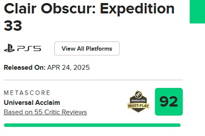 Screenshot dal gioco Clair Obscur: Expedition 33 Screenshot dal gioco Clair Obscur: Expedition 33