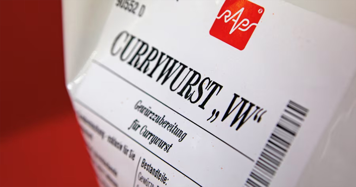 VW Currywurst Currywurst VW di Volkswagen