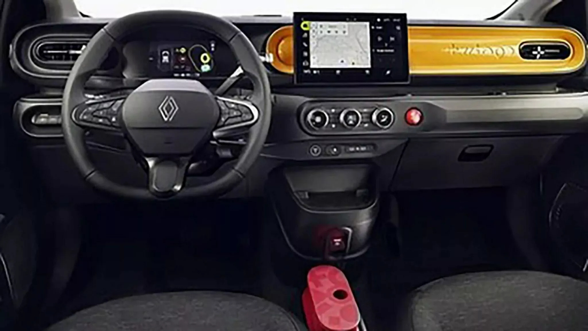 Interno della quarta generazione di Renault Twingo