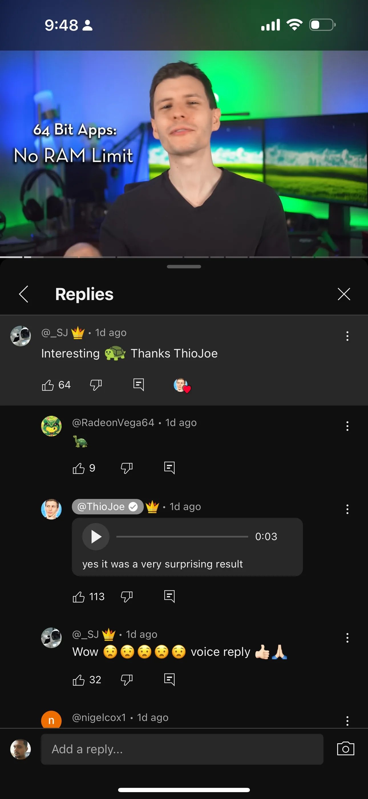 Illustrazione: Techcrunch Esempio di commento vocale in YouTube