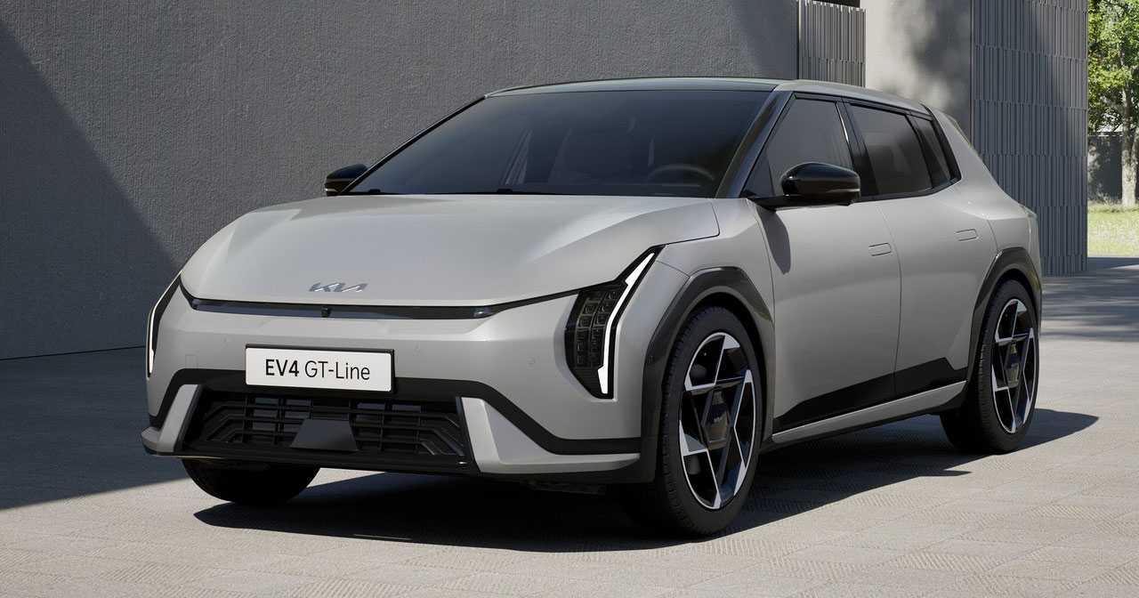 Kia EV4 hatchback electric car Kia EV4 hatchback electric car