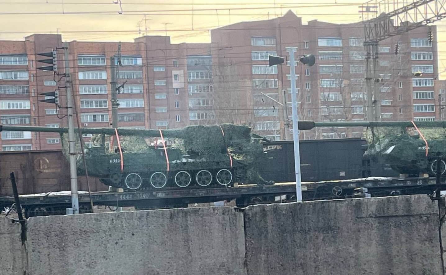 Prima foto dell'M1989 Koksan della Corea del Nord in Russia