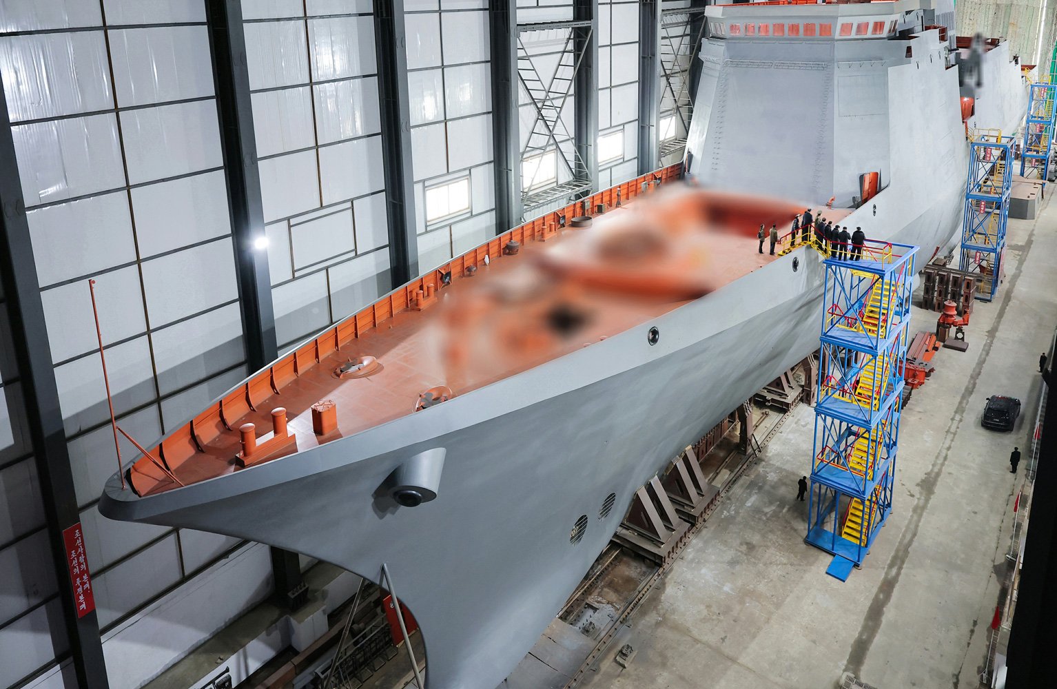 La futura nave da guerra della RPDC