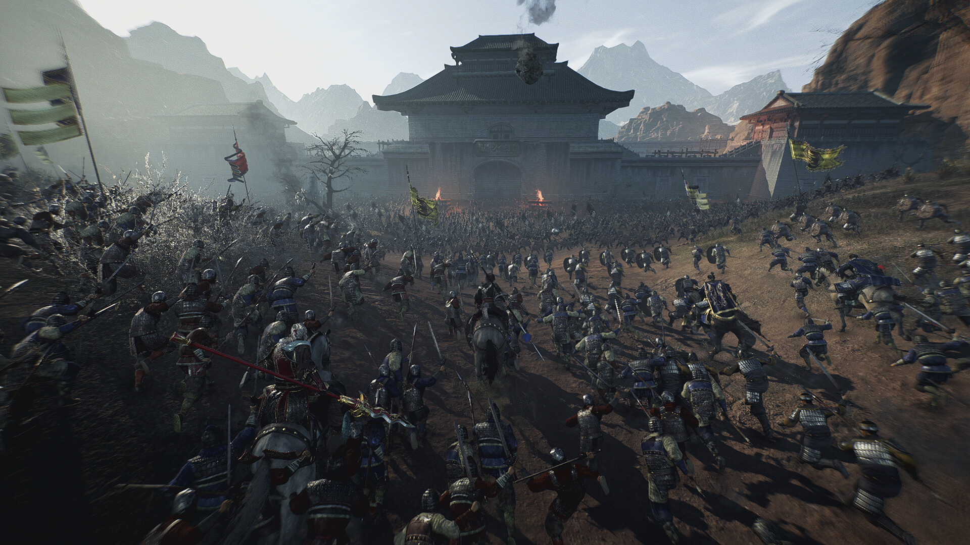 Una scena del gioco DYNASTY WARRIORS: ORIGINI Una scena del gioco DYNASTY WARRIORS: ORIGINI