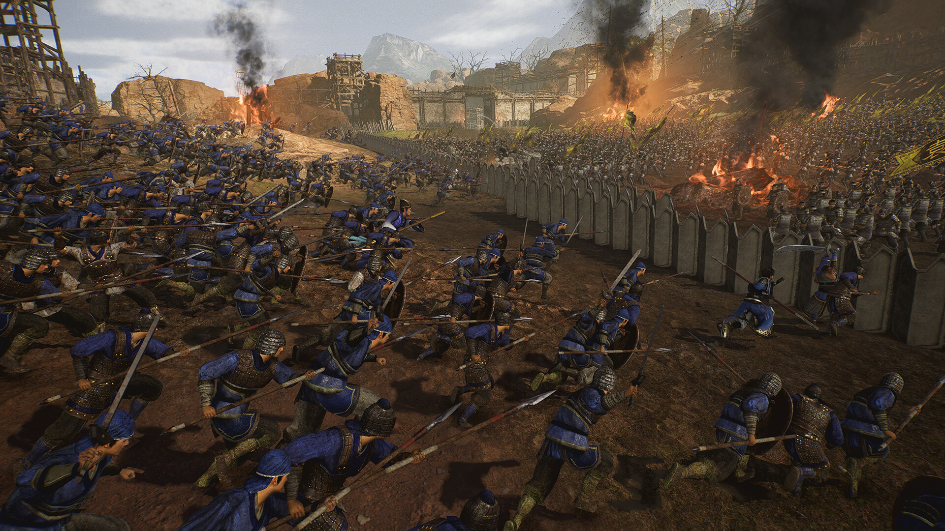 La battaglia in DYNASTY WARRIORS: ORIGINI La battaglia in DYNASTY WARRIORS: ORIGINI