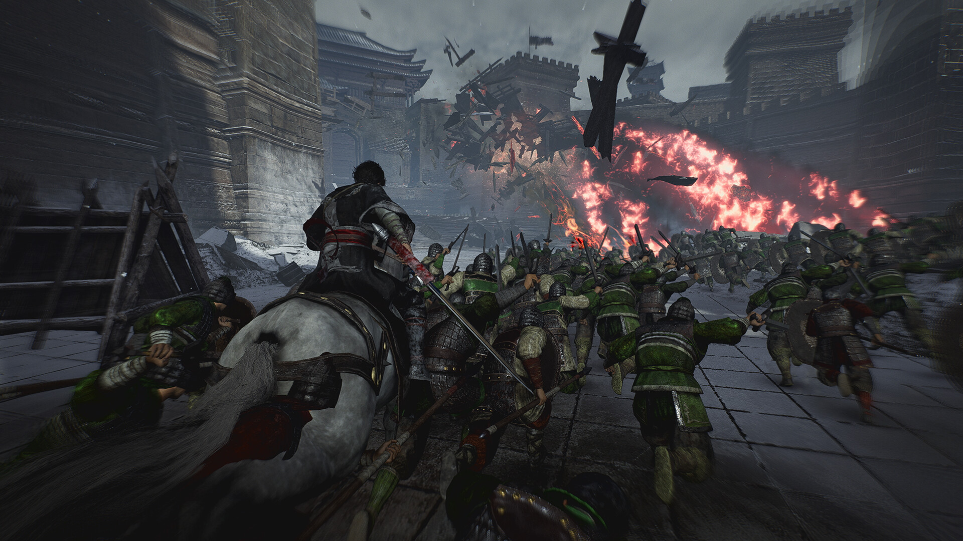 Azione in DYNASTY WARRIORS: ORIGINI Azione in DYNASTY WARRIORS: ORIGINI