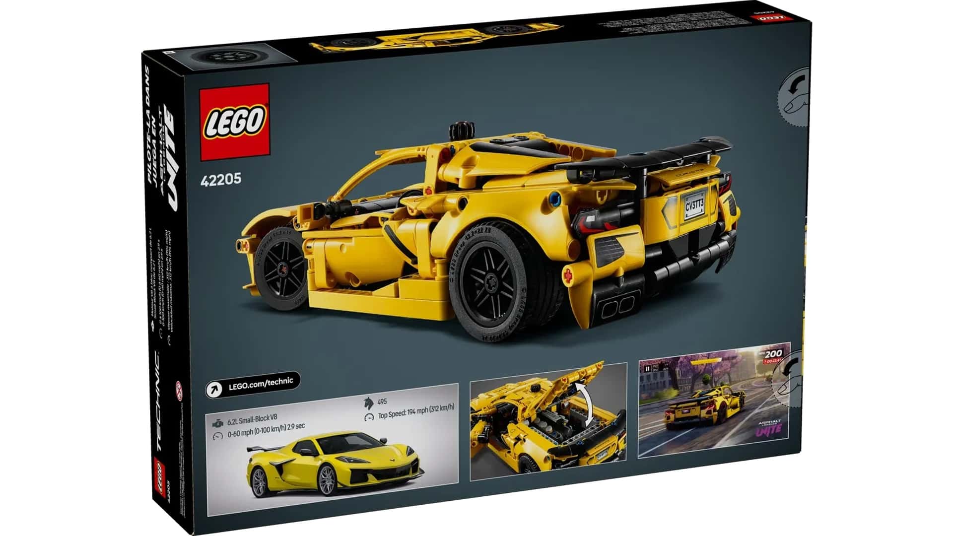 Modello completo Lego Technic Corvette Stingray C8 Modello completo Lego Technic Corvette Stingray C8