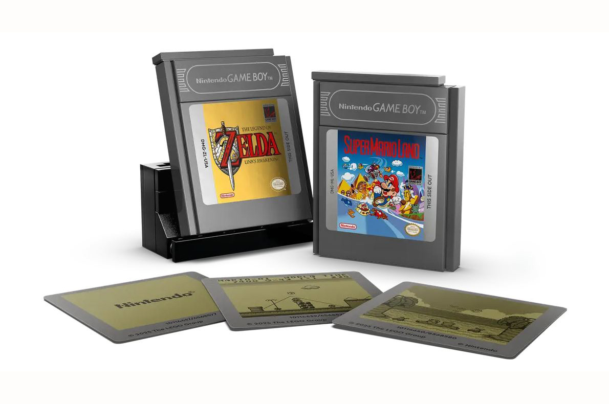 Costruzione del LEGO Game Boy Costruzione del LEGO Game Boy
