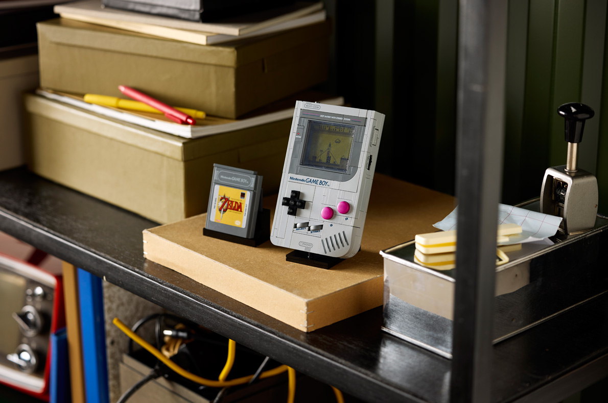 LEGO Game Boy con cartuccia di Zelda LEGO Game Boy con cartuccia di Zelda