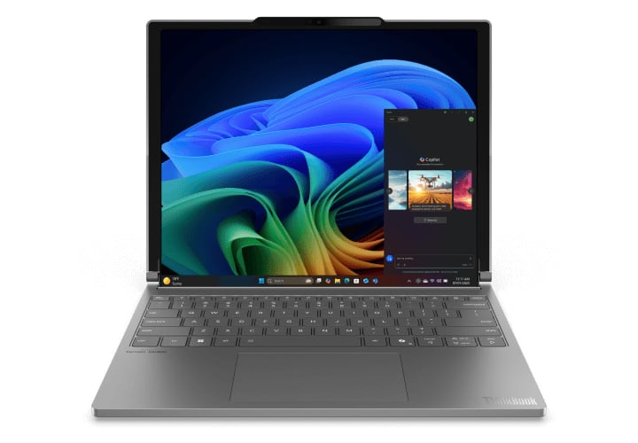 Immagine di Lenovo Rollable Laptop, vista frontale