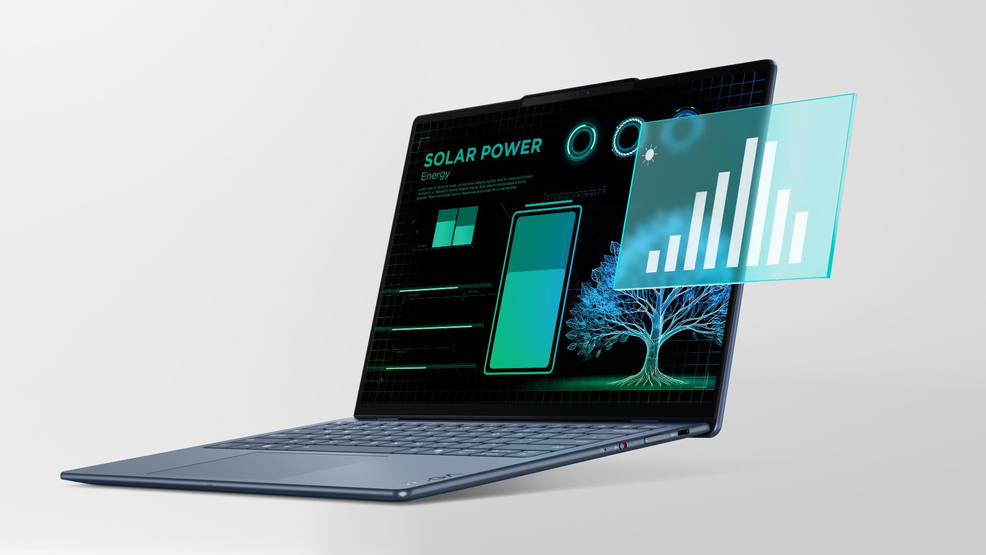 Yoga Solar PC in azione