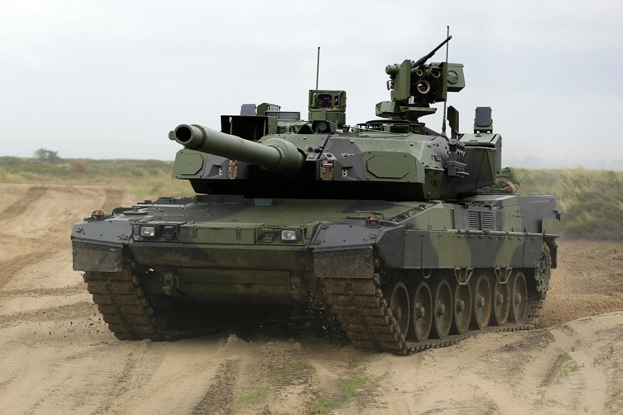 Illustrazione del carro armato Leopard 2 di KNDS