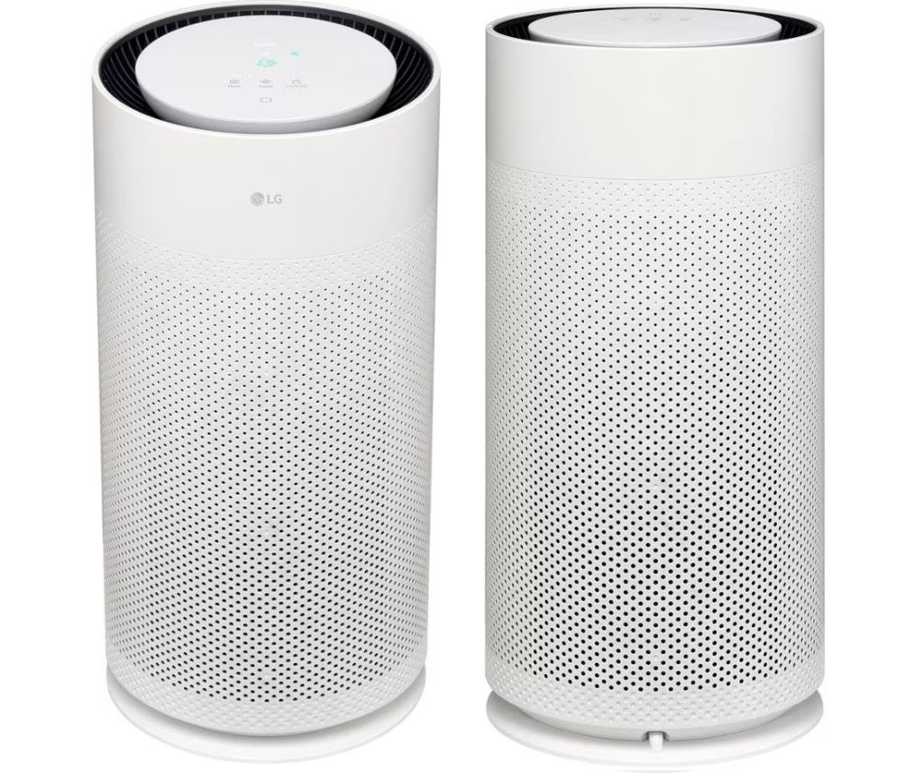 Il purificatore d'aria LG PuriCare AeroHit in azione