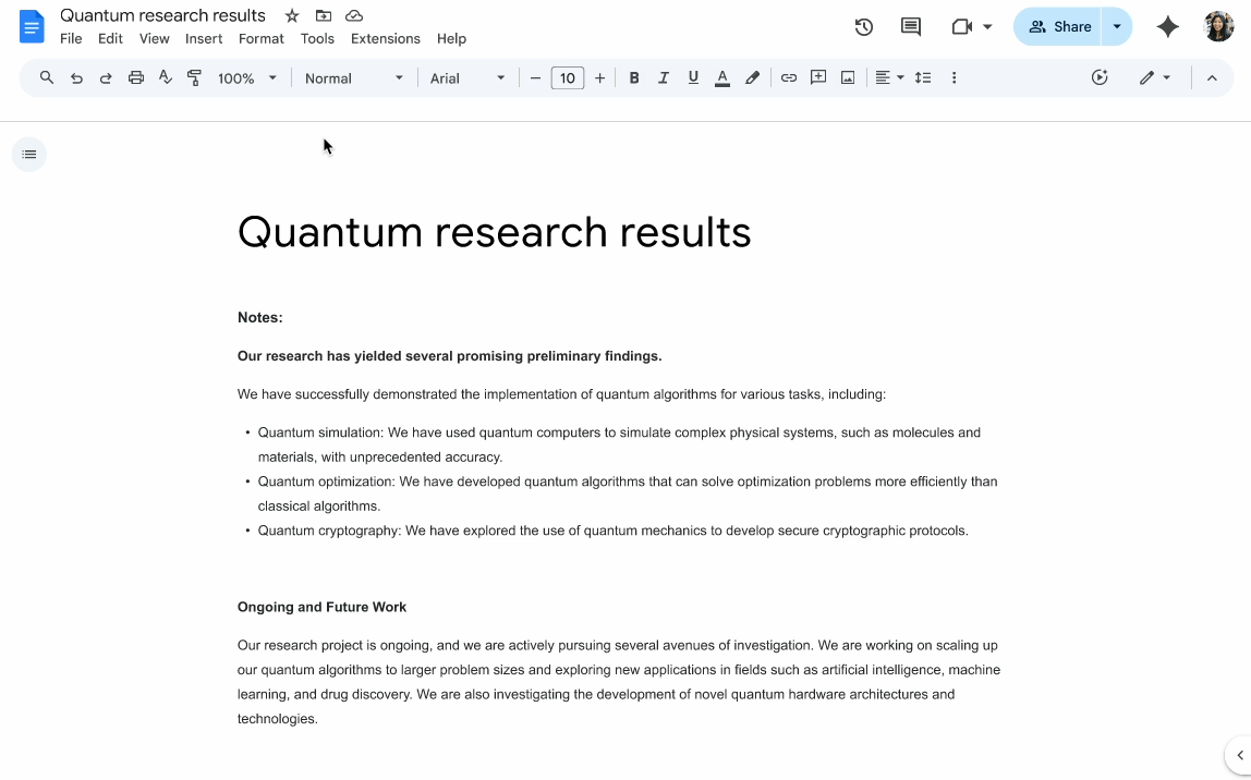 Google Docs trasforma i testi in versioni audio con Gemini AI