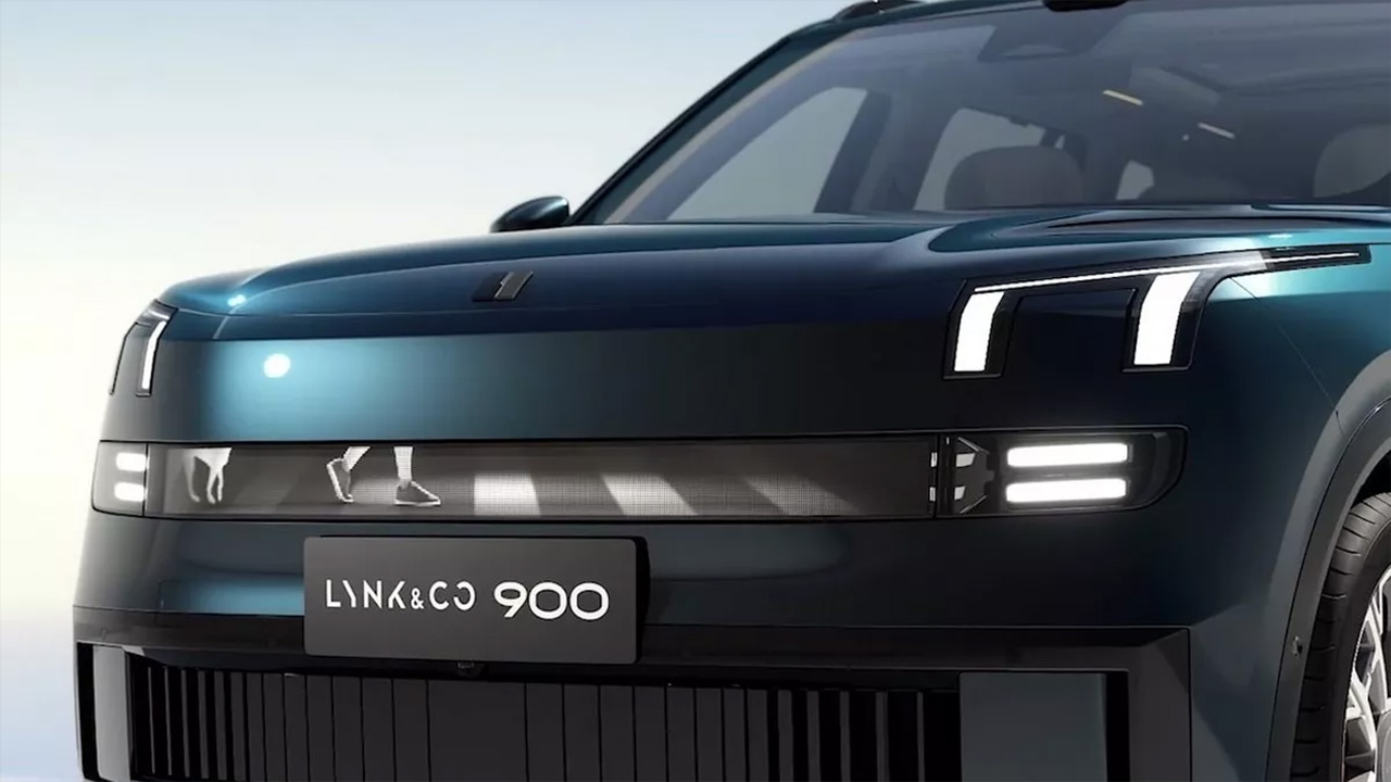 Lynk Co 900 sullo sfondo della natura Lynk Co 900 sullo sfondo della natura
