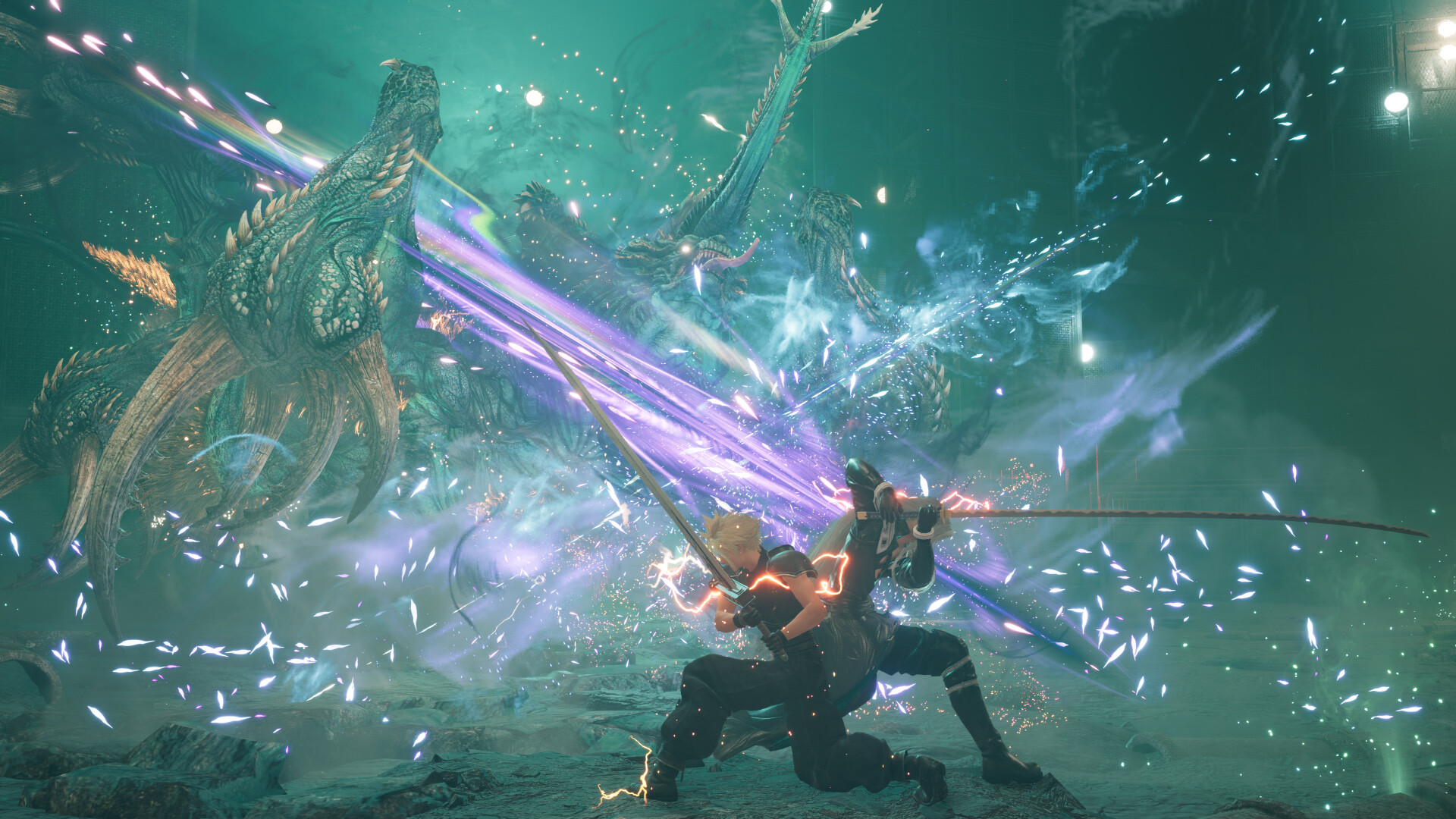 La battaglia in FINAL FANTASY VII REBIRTH La battaglia in FINAL FANTASY VII REBIRTH
