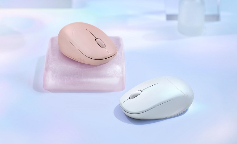 Il mouse Asus Fragrance è di colore rosa