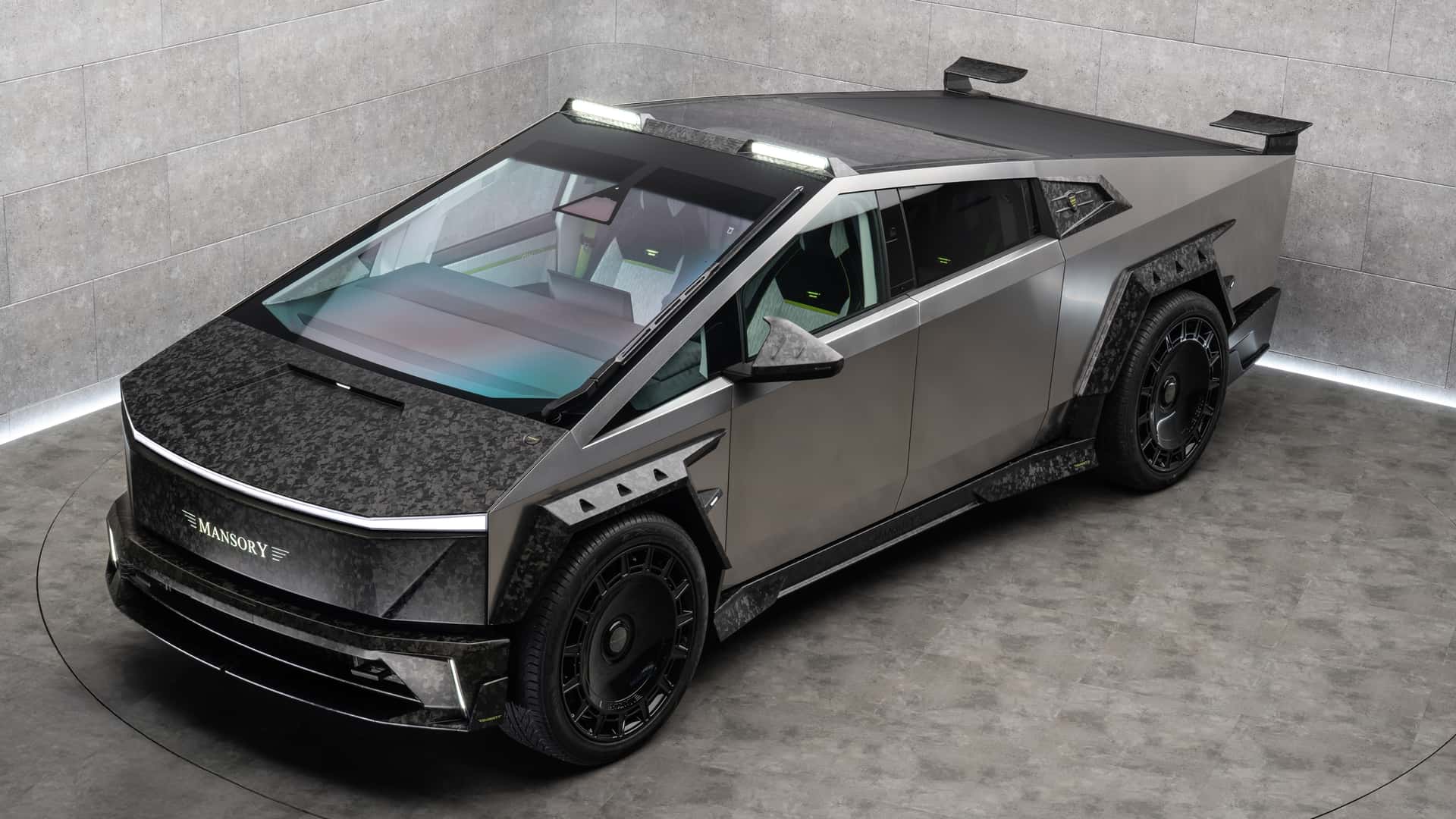 Interni Mansory Elongation Tesla Cybertruck Interni Mansory Elongation Tesla Cybertruck