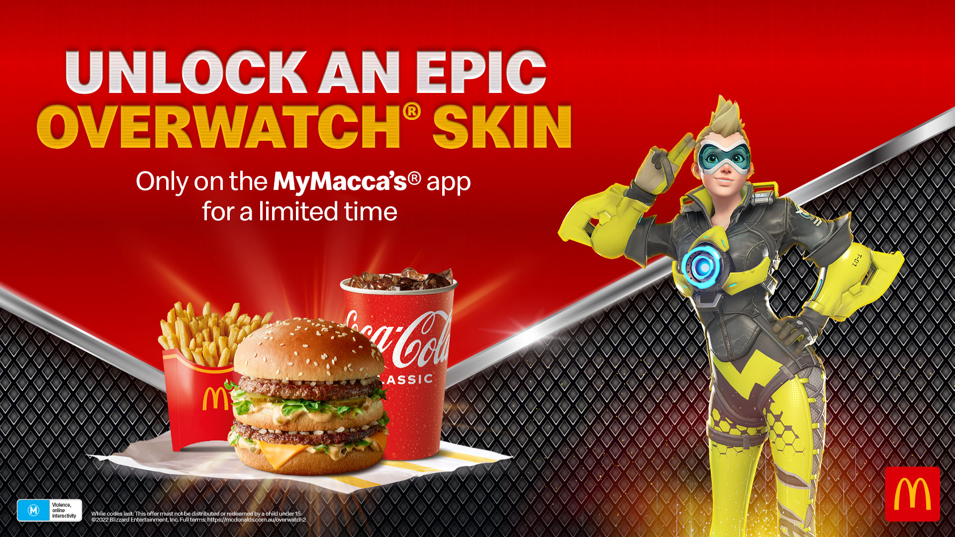 McDonald's ha lanciato una collaborazione con Overwatch 2 in Australia. I fan possono ottenere una skin epica per Tracer-2 McDonald's ha lanciato una collaborazione con Overwatch 2 in Australia. I fan possono ottenere una skin epica per Tracer-2