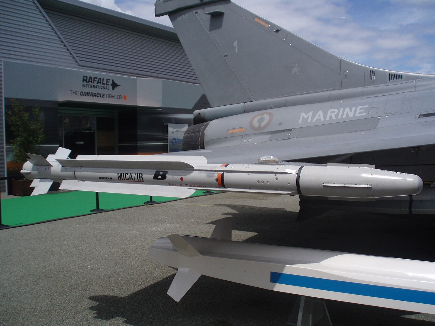 Missile IR MICA su un aereo Dassault Rafale