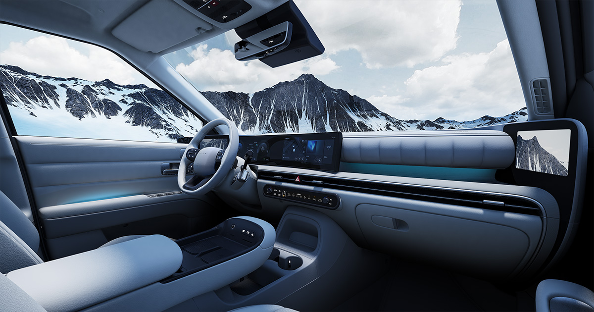 Interni di Hyundai NEXO FCEV - vista 1 Interni di Hyundai NEXO FCEV - vista 1